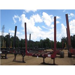 2 BOLSTER T/A POLE TRAILER, S/N 21T23396, 11R24.5 TIRES, DISC WHEELS