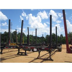 4 BOLSTER T/A LOG TRAILER, S/N , 11R22.5 TIRES, DISC WHEELS