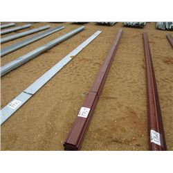 1 LOT (4) 6" 16 GA CHANNEL, 20' LENGTH, (2) 4" 16 GA CHANNEL, 20' LENGTH