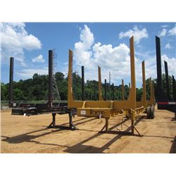 2014 MCLENDON PINNACLE FT428L 4 BOLSTER T/A LOG TRAILER, S/N 1M9FT4229EA776004, 11R24.5 TIRES, DISC 