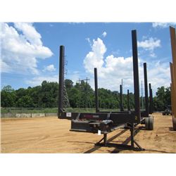 PITTS 4 BOLSTER LOG TRAILER, S/N , SPRING SUSPENSION, 11R24.5 TIRES, STEEL DISC WHEELS (BILL OF SALE
