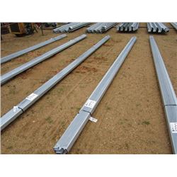 1 LOT (30) 4Z18 GALVANIZED METAL, 20' LENGTH