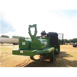 PRECISION MODEL 23 CHIPPER, S/N C2951, MTS ON TRI-AXLE TRAILER, CAT DIESEL ENG