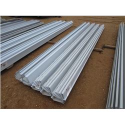 1 LOT (25) 7" X 15' GUTTER PANELS