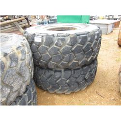1 LOT (2) 23.5R25 MICHELIN TIRES