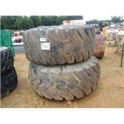 1 LOT (2) 29.5-29 TIRES & RIMS