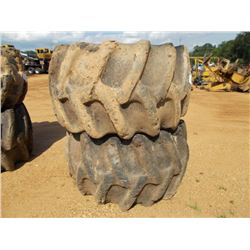 1 LOT (2) SKIDDER TIRES