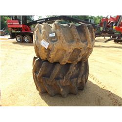 1 LOT (2) SKIDDER TIRES