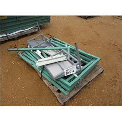 1 LOT BELT CONVEYOR, SUPPORT LEGS