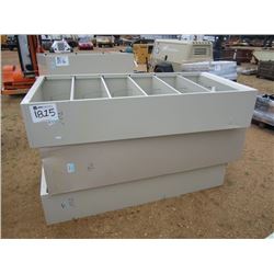 1 LOT (3) FILE/STORAGE CABINETS