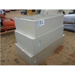 1 LOT (3) BOOKCASE, FILE, STORAGE CABINETS