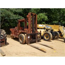 TAYLOR 18,000# FORKLIFT, S/N 21-12945, 2 STAGE MAST, DIESEL ENG
