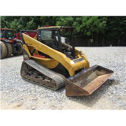 CAT 287B SKID STEER LOADER, S/N ZSA01276, (05 YR) TRACK TYPE, GP BUCKET, CANOPY