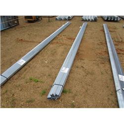 1 LOT (30) 4Z18 GALVANIZED METAL, 20' LENGTH