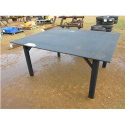 67" X 77" METAL TABLE