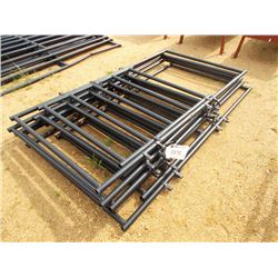1 LOT (5) 4' WALK THROUGH GATE