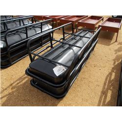 1 LOT (2) 8' FEED BUNKS