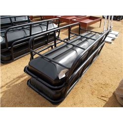 1 LOT (2) 8' FEED BUNKS