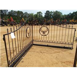 16' DEER SCENE GATE W/POST