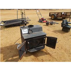 FISHER 25,000 BTU LP GAS METAL STOVE