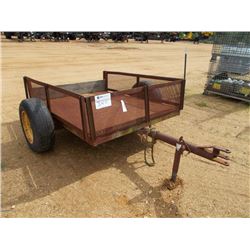 5' METAL FARM TRAILER (BILL OF SALE ONLY)