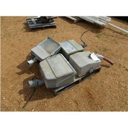 1 LOT (4) SECURITY LIGHT