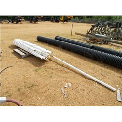 1 LOT MISC LENGTH PVC PIPE