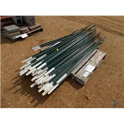 1 LOT METAL FENCE POST