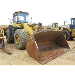KOMATSU WA500-3 WHEEL LOADER, S/N A72125, GP BUCKET, ECAB W/AIR, 29.5-25 TIRES, METER READING 26,061