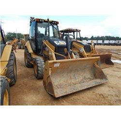 CAT 420E 4X4 LOADER BACKHOE, S/N DJL02860 (12 YR) MP BUCKET, QUICK COUPLER, EXTENDAHOE, ECAB W/AIR, 