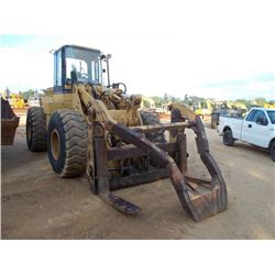 CAT 950F WHEEL LOADER, S/N 5SK01427, FORKS W/TOP CLAMP, ECAB W/AIR, 23.5-25 TIRES