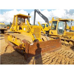 KOMATSU D53P-17 CRAWLER TRACTOR, S/N 80552, STRAIGHT BLADE, HYD TILT, CANOPY, METER READING 444 HRS