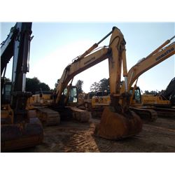 KOMATSU PC400LC-6LM HYDRAULIC EXCAVATOR, S/N A85245, 9'6" STICK, 62" BUCKET, ECAB W/AIR, METER READI