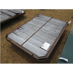 METAL/WOOD CART, 4'X66"