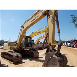 KOMATSU PC200 LC-6 HYDRAULIC EXCAVATOR, S/N A81192, 9' STICK, 48" BUCKET, THUMB, ECAB W/AIR, METER R
