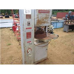 POWERMATIC 87 BAND SAW, S/N 087330, EXTRA BLADE ON STAND