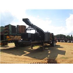 BANDIT MODEL 3590 BEAST CHIPPER, S/N 4FMUS4124AR001031, CAT 3412 890HP DIESEL ENG, MTD ON T/A TRAILE