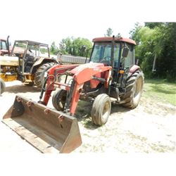 CASE JX95 FARM TRACTOR, S/N HFJ021205, ECAB, 2 HYD REMOTES, 3 PTH, WOODS 1027 LOADER, METER READING 