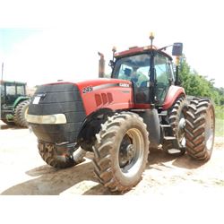 CASE 245 MAGNUM MFWD FARM TRACTOR S/N Z9RZ02113 (2010 YR) 4X4, ECAB W/AIR, 18.4R46 REAR TIRES W/DUAL