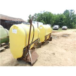 (2) SPRAY TANKS, 240 GAL, SIDE MOUNT