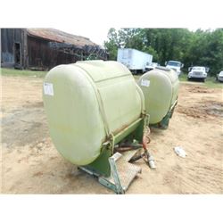 (2) SPRAY TANK, 260 GALLON, SIDE MOUNT