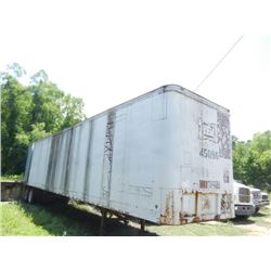 1984 FRUEHAUF VAN TRAILER,S/N 1H2V04523EE001409