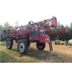 CASE SPX3150 SPRAYER, S/N JGF0004103, 750 GAL CAP, ECAB W/AIR, 320/85R38 TIRES, METER READING 5,008 