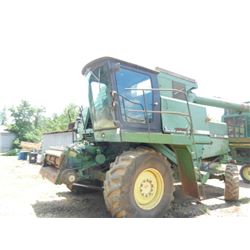 JOHN DEERE 8820 COMBINE, S/N 600516, TURBO, HYDROSTATIC, ECAB, METER READING 2,366 HRS