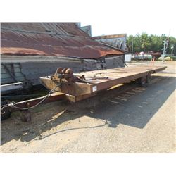 35' T/A TRAILER W/WINCH