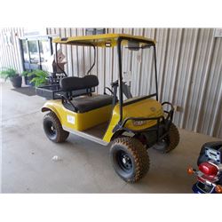 R/T ELECTRIC GOLF CART, S/N 051007, REAR RACK, BUILT IN CHARGER