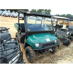 2005 POLARIS RANGER 4X4 ATV, S/N 4XARD50A550458125, GAS ENGINE, TILT BED, CANOPY, WINDSHIELD, WINCH,