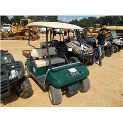 CLUB CAR GOLF CART, S/N AG0106988944, GAS ENG, CANOPY, REAR BASKET