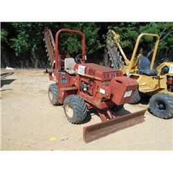 DITCH WITCH 3700 TRENCHER, S/N 8X0421, HB14 TRENCH BAR, DIESEL ANG, BACKFILL BLADE, METER READING 99