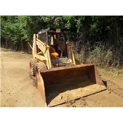 CASE 1845C SKID STEER LOADER, S/N 5577563, GP BUCKET, CANOPY
